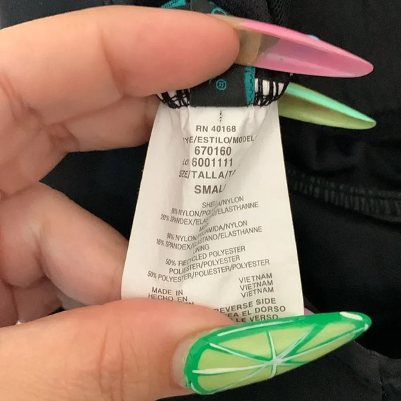 Aqua Green Sheer Ruched One Piece Swimsuit - Picture 9 of 9